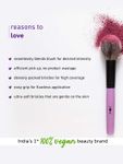 Buy Plum Soft Blend Blush Brush | Ultra-soft Bristles | Flawless Application | Easy Pick-up | 02 - Purplle