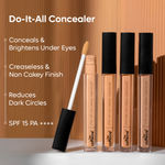Buy mCaffeine Eyes On You Serum Concealer | Brightens Under Eye & Reduces Dark Circles | Lightweight & Natural Finish for Everyday Use -Almond Milk -5 ml - Purplle