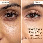 Buy mCaffeine Eyes On You Serum Concealer | Brightens Under Eye & Reduces Dark Circles | Lightweight & Natural Finish for Everyday Use -Almond Milk -5 ml - Purplle