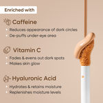 Buy mCaffeine Eyes On You Serum Concealer | Brightens Under Eye & Reduces Dark Circles | Lightweight & Natural Finish for Everyday Use -Almond Milk -5 ml - Purplle
