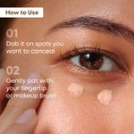 Buy mCaffeine Eyes On You Serum Concealer | Brightens Under Eye & Reduces Dark Circles | Lightweight & Natural Finish for Everyday Use -Almond Milk -5 ml - Purplle