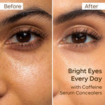 Buy mCaffeine Eyes On You Serum Concealer | Brightens Under Eye & Reduces Dark Circles | Lightweight & Natural Finish for Everyday Use -Caramel Blend -5 ml - Purplle