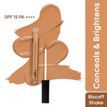 Buy mCaffeine Eyes On You Serum Concealer | Brightens Under Eye & Reduces Dark Circles | Lightweight & Natural Finish for Everyday Use -Biscoff Shake -5 ml - Purplle