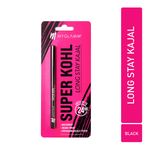 Buy MyGlamm Super Kohl Long Stay Kajal - 0.3 gm | Black Eye Kajal Pencil | Long Lasting, Waterproof, Smudge Proof - Purplle