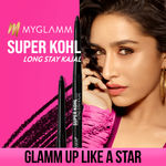 Buy MyGlamm Super Kohl Long Stay Kajal - 0.3 gm | Black Eye Kajal Pencil | Long Lasting, Waterproof, Smudge Proof - Purplle