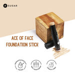 Buy SUGAR Cosmetics Ace Of Face Foundation Stick with In-Built Brush | Lasts 24hrs | Full Coverage Foundation for Women | 12 gm - 20 Galao - Purplle