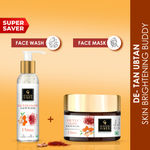 Buy Good Vibes Weekly De- tan Ubtan Regime (Facewash + Face Mask) ,Combo of 2 - Purplle