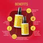 Buy Arata Grow + Turmeric Range | Scalp Scrub (50 GM) & Scalp Revitaliser Serum ( 100 ML) | Powered By Capilia Longaa€“ A Natural Active Ingredient | Boosts Hair Growth & Reduces Thinning - Purplle