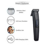 Buy HTC AT-522 Rechargeable Cordless Trimmer For Men (Black) - 1 Pc - Purplle