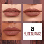 Buy Maybelline New York Sensational Liquid Matte Lipstick 21 Nude Nuance (7 ml) - Purplle