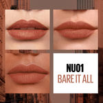 Buy Maybelline New York Sensational Liquid Matte Lipstick NU01 Bare It All ( 7 ml) - Purplle