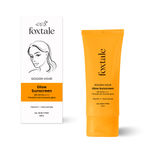 Buy Foxtale Glow Sunscreen SPF 50 PA++++ Lightweight with Vitamin C and Niacinamide | Fast Absorbing | UVA and UVB filters Prevents Tanning | No White Cast | Non-Greasy | For Men & Women | All Skin Types - 50 ml - Purplle