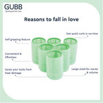 Buy GUBB Hair Rollers For Hair Curling, 6 Large Hair Curlers - Purplle