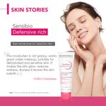 Buy Bioderma Sensibio Defensive Rich Active Soothing Cream Hydration/Moisturisation 12h Nutrition (40 ml) - Purplle