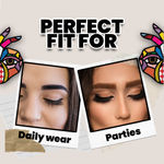 Buy MARS Fabulash Eyelashes for Women | Lightweight False Eye Lashes | Made from Synthetic Hair and Lightweight | Easy to Fits in Any Eye shape (09-Just Enough Drama), 1 Pair - Purplle