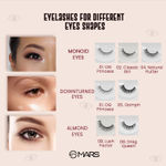 Buy MARS Fabulash Eyelashes for Women | Lightweight False Eye Lashes | Made from Synthetic Hair and Lightweight | Easy to Fits in Any Eye shape (09-Just Enough Drama), 1 Pair - Purplle