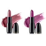 Buy FACES CANADA Weightless Creme Finish Lipstick - Imperial Plum and Plum Peach (4g x 2) | Lipstick Combo | Long Lasting Rich Color | Hydrating | Glossy Finish | Lightweight - Purplle