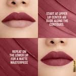 Buy Lakme 9TO5 Primer + Matte Lip Color MP8 Rosy Sunday (3.6 gm) - Purplle