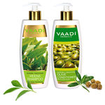 Buy Vaadi Herbals Superbly Smoothing Heena Shampoo with Olive Conditioner (350 ml x 2) - Purplle