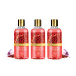 Buy Vaadi Herbals Luxurious Saffron Shower Gel Value Pack of 3 (300 ml x 3) - Purplle