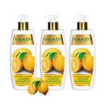 Buy Vaadi Herbals Value Pack Of 3 Dandruff Defense Lemon Shampoo With Extracts Of Tea Tree (350 ml * 3) - Purplle