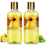 Buy Vaadi Herbals Refreshing Lemon & Basil Shower Gel Value Pack of 2 (300 ml x 2) - Purplle