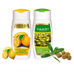 Buy Vaadi Herbals Dandruff Defense Lemon Shampoo with Olive Conditioner (110 ml x 2) - Purplle