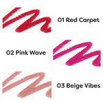 Buy SUGAR POP Velvet Matte Lip Liner 02 Pink Wave - Purplle