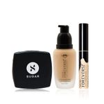 Buy Glow up Kit - Liquid Foundation (30ml) | Concealer(10 g) | Translucent Powder - Purplle