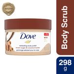 Buy Dove Exfoliating Body Polish Scrub Brown Sugar & Coconut Butter for Dry Skin, 298g - Purplle