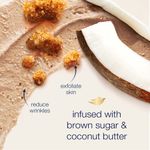 Buy Dove Exfoliating Body Polish Scrub Brown Sugar & Coconut Butter for Dry Skin, 298g - Purplle