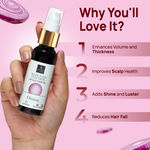 Buy Good Vibes Hair Fall Control Onion Scalp Serum | Onion Extracts | Pea Sprout Extracts | Healthy Hair Growth | Hair Nourishment | Enhances volume | All hair Types - 50 ml - Purplle