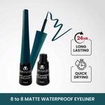Buy Verymiss Matte Waterproof Eyeliner - 03 Teal 3.5 ml - Purplle