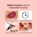 Buy Verymiss Matte Lip Crayon Lipstick - 04 Shocking Pink 2.8 gm - Purplle
