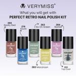 Buy Verymiss Premium Nail Polish Kit (Set Of 6) 36 Millilitres - Purplle
