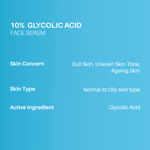 Buy DermDoc by Purplle 10% Glycolic Acid Peeling Solution (15ml) | aha bha peel | chemical peeling | pore cleansing | fragrance free serum - Purplle
