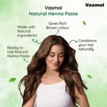 Buy Vasmol Natural Henna Paste II Ready to use Henna Paste II Rich dark Colour to Hair with extra conditioning II 100% Pure Henna , 200 gm - Purplle