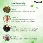 Buy Vasmol Natural Henna Paste II Ready to use Henna Paste II Rich dark Colour to Hair with extra conditioning II 100% Pure Henna , 200 gm - Purplle