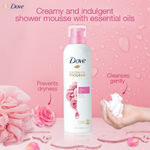 Buy Dove International Shower & Shaving Mousse With Rose Oil, Sulphate Free, 200 ml - Purplle