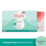 Buy Nua Complete Comfort Assorted Pads - 25XL+ & 25 XL (with Disposal Covers) - Pack of 50 - Purplle