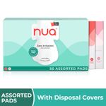 Buy Nua Complete Comfort Assorted Pads - 25XL+ & 25 XL (with Disposal Covers) - Pack of 50 - Purplle