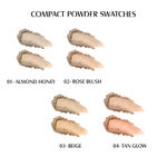 Buy Glam 21 High Definition Compact Powder 2-in-1 | Long-lasting Mate Finish|Rose Blush,A 18 gm - Purplle
