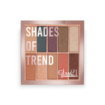 Buy Glam 21 Shades of Trend Eyeshadow Palette | 10 Highly Pigmented Shades |Smudge Free & Long-Lasting| Shimmery Finish| 12 gm - Shade -03 - Purplle
