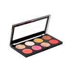 Buy Half N Half HD Pro Blush & Highlight Makeup Multicolour Palette 03A (18 gm) - Purplle