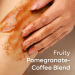Buy mCaffeine Coffee Sugar body scrub with Pomogrante 120 gm - Purplle