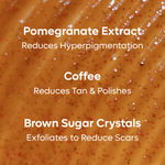 Buy mCaffeine Coffee Sugar body scrub with Pomogrante 120 gm - Purplle
