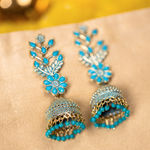 Buy Purplle Free Gift Blue Jhumka Earrings 1 Pair - Purplle