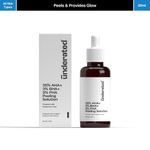 Buy Underated 25% AHA + 2% BHA + 5% PHA Peeling Solution Powered With Hyaluronic Acid Helps to Deeply Exfoliate and Gives Glow to Skin, 20 ml - Purplle
