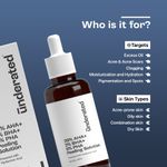 Buy Underated 25% AHA + 2% BHA + 5% PHA Peeling Solution Powered With Hyaluronic Acid Helps to Deeply Exfoliate and Gives Glow to Skin, 20 ml - Purplle