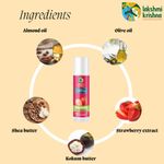 Buy Lakshmi Krishna Naturals Strawberry lip balm 6 g - Purplle